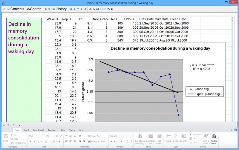 通過 OLE 就地激活在 SuperMemo 內編輯 Excel 表格